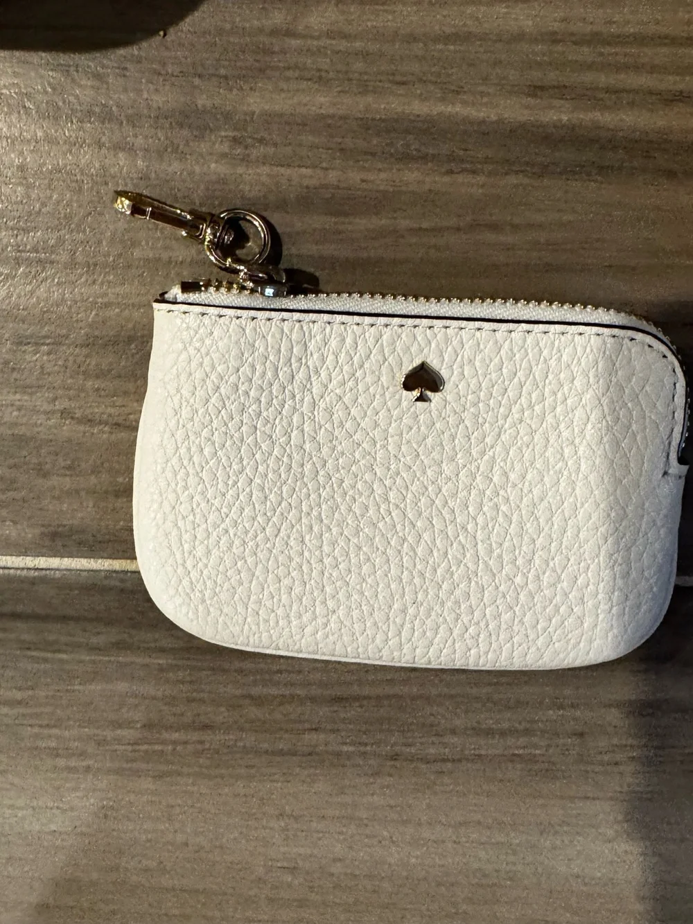 Kate Spade Rosie Leather Crossbody Purse Bag w/ Coin Purse - Parchment